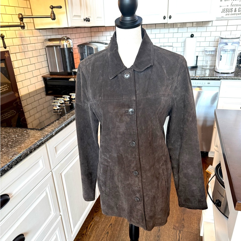 Moda International Chocolate Leather Jacket